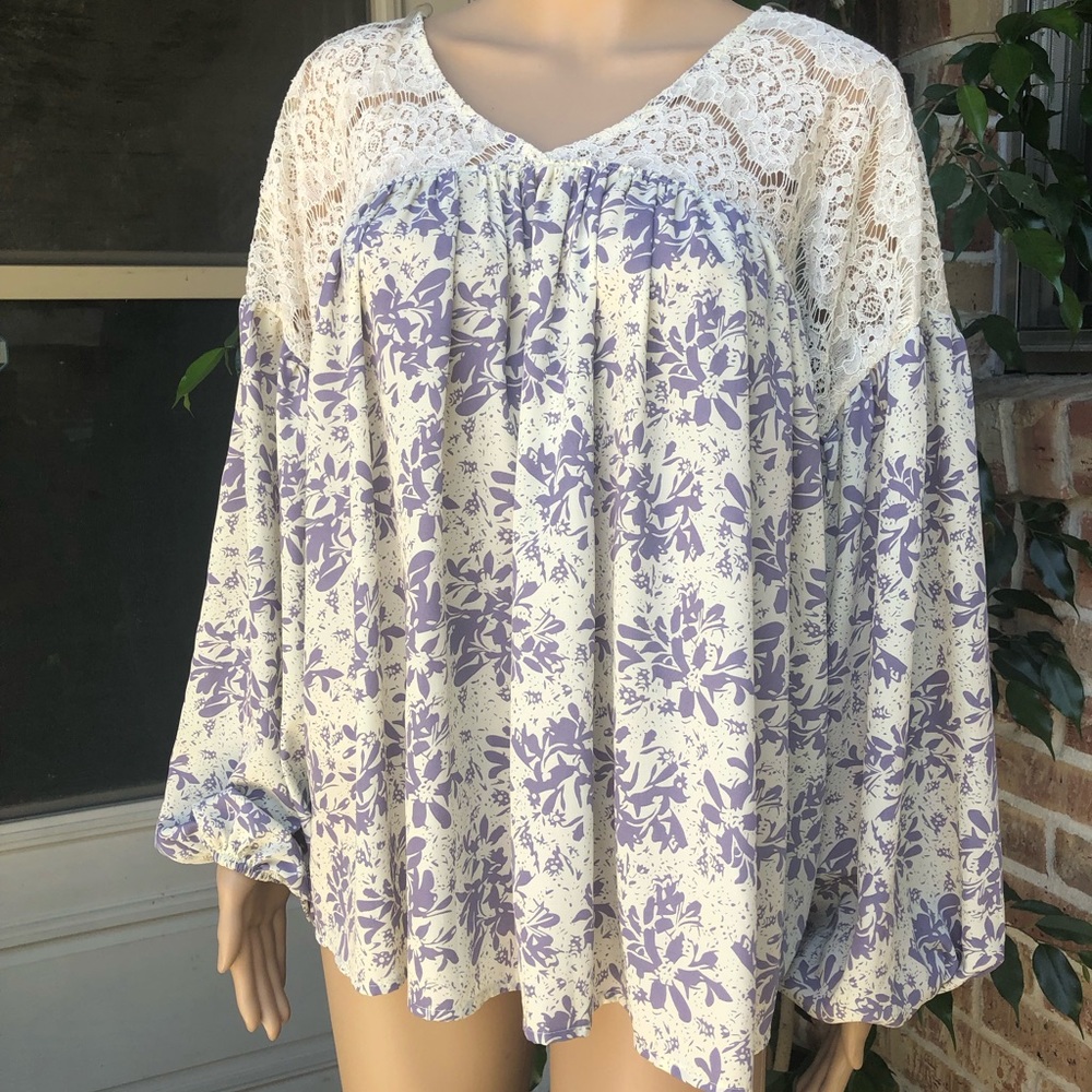 Flowery blouse
